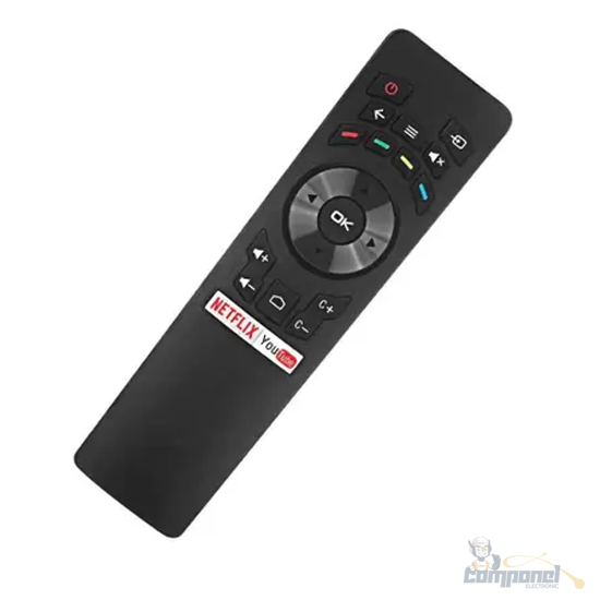 Controle Remoto para Smartv Multilaser Netflix Youtube SKY9077